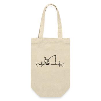 Fishing Fishing Angler Fishing Hook - Gift Bag for Bottles - nature - Front