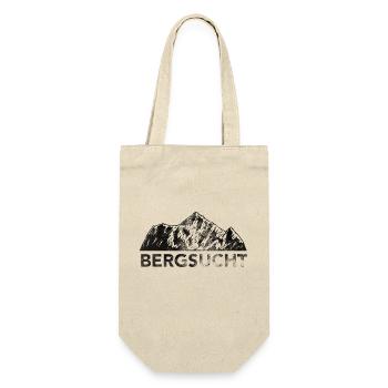 Bergsucht - (7) - Geschenkbeutel für Flaschen - Natur - Vorne