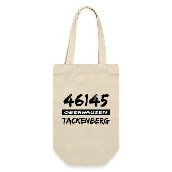 46145 Oberhausen Tackenberg - Geschenkbeutel für Flaschen - Natur - Vorne