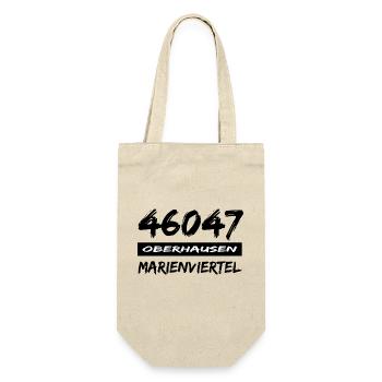 46047 Oberhausen Marienviertel - Geschenkbeutel für Flaschen - Natur - Vorne