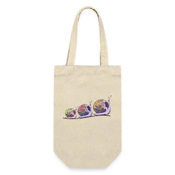 Snails - Gift Bag for Bottles - nature - Front