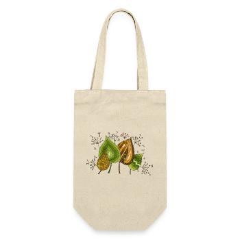 Liste - Geschenkbeutel für Flaschen - Natur - Vorne