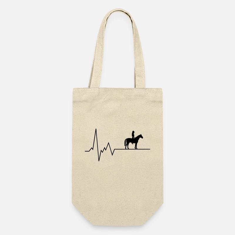 Cavalier de battement de cœur - Sac à bouteille - nature