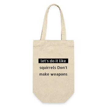 Funny Quote Jokes Geek Hippie Festival - Gift Bag for Bottles - nature - Front