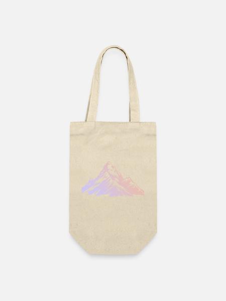 Symbole des montagnes des Alpes - Sac à bouteille - nature