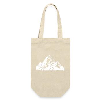 Mountains Alps Symbol Silhouette - Gift Bag for Bottles - nature - Front