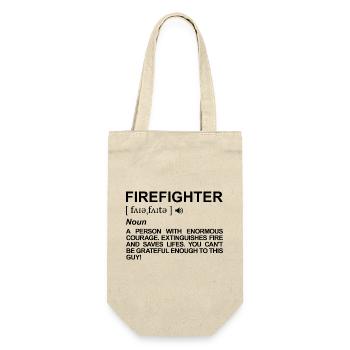 Firefighter Meaning - Gift Bag for Bottles - nature - Front