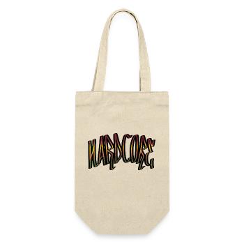 Hardcore V2.1 - Geschenkbeutel für Flaschen - Natur - Vorne
