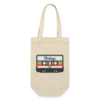Cassette Vintage 1987 - Sac à bouteille - nature - Devant