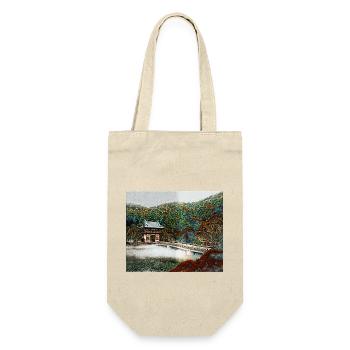 Temple in the Forest - Gift Bag for Bottles - nature - Front