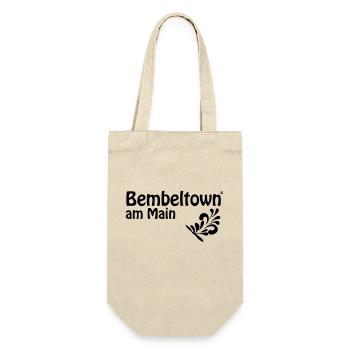 Bembel am Main #Frankfurtliebe #069 - Geschenkbeutel für Flaschen - Natur - Vorne