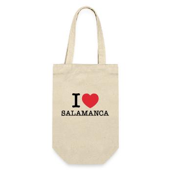 J’aime Salamanque | Salamanque | I Coeur Salamanque - Sac à bouteille - nature - Devant
