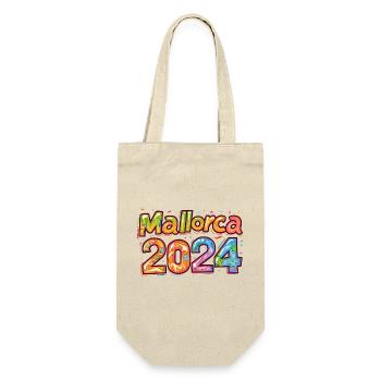 Mallorca 2024 Colorful - Gift Bag for Bottles - nature - Front