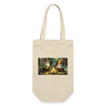 mignons petits gnomes vie quotidienne – avoir des - Sac à bouteille - nature - Devant