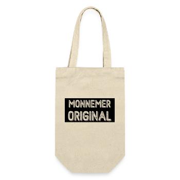 Mannheim Monnem Mannheimat - Geschenkbeutel für Flaschen - Natur - Vorne