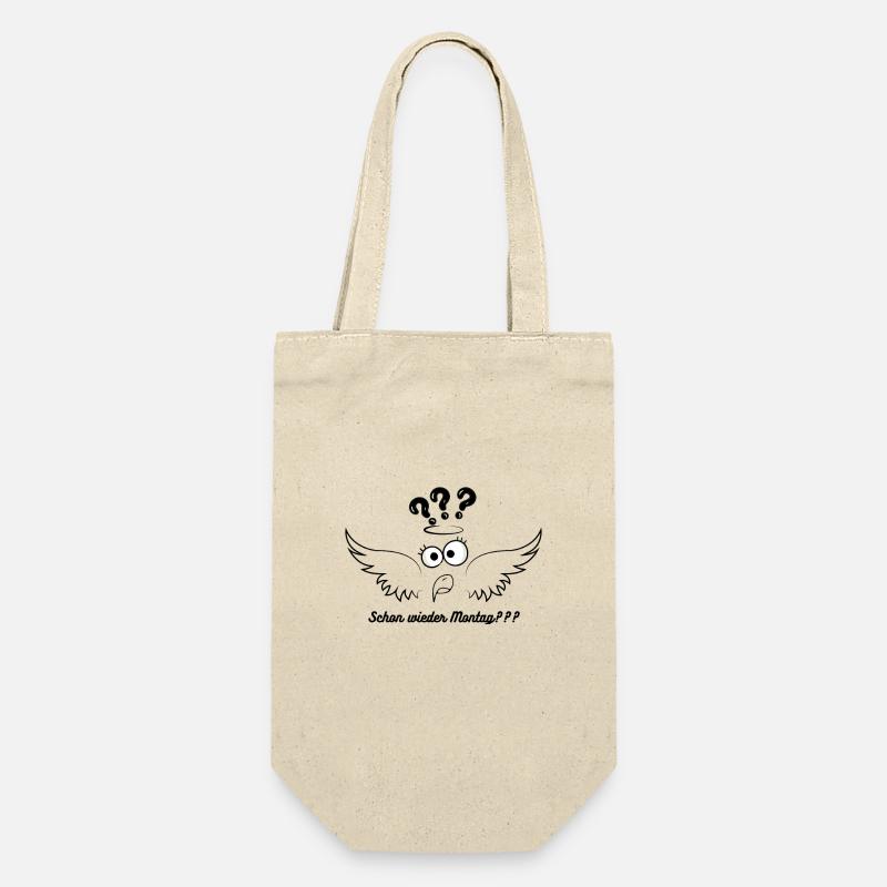 Verwirrter Vogel - Geschenkbeutel für Flaschen - Natur