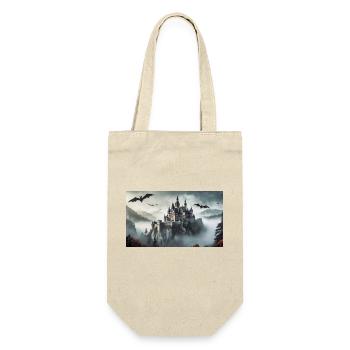 creepy mythical places – Castle of Dracula - Gift Bag for Bottles - nature - Front