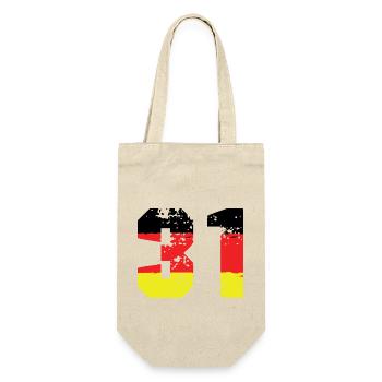 31 Numéro Allemagne Jersey - Sac à bouteille - nature - Devant