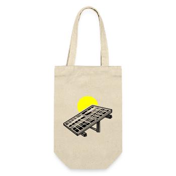 Solar Energy Panels - Gift Bag for Bottles - nature - Front
