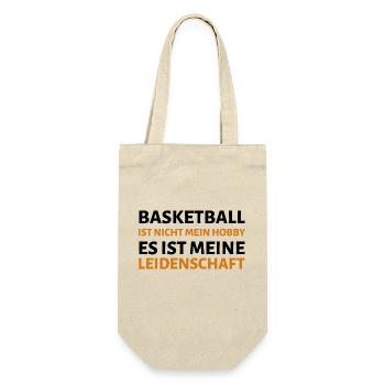 Basketball - Geschenkbeutel für Flaschen - Natur - Vorne