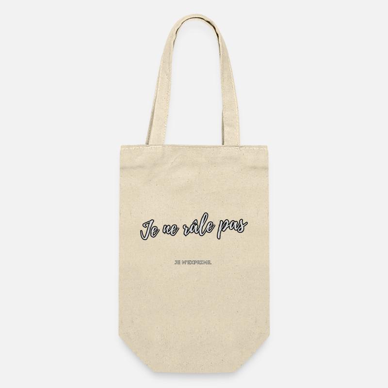 Je ne râle pas - Sac à bouteille - nature