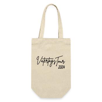 vatertagstour - Geschenkbeutel für Flaschen - Natur - Vorne