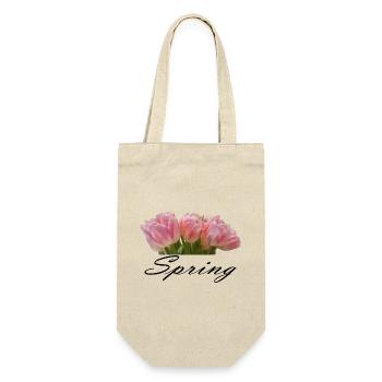 Frühlingsboten - Geschenkbeutel für Flaschen - Natur - Vorne