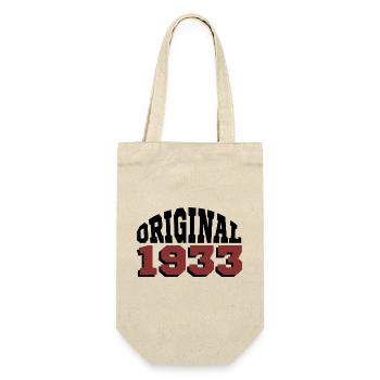 Original 1933 - Geschenkbeutel für Flaschen - Natur - Vorne
