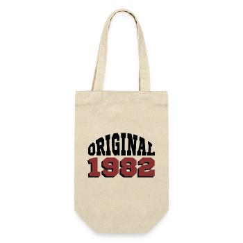 Original 1982 - Geschenkbeutel für Flaschen - Natur - Vorne