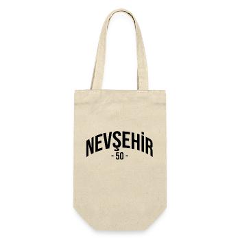 Nevsehir 50 Türkei Turkiye Geschenk Urlaub TR Türk - Geschenkbeutel für Flaschen - Natur - Vorne