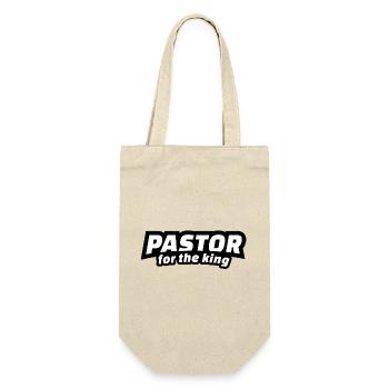 Geschenk für den Pastor, for the King Kollektion - Geschenkbeutel für Flaschen - Natur - Vorne