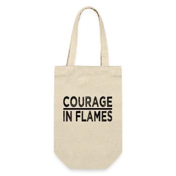 courage and strength acts of courage - Gift Bag for Bottles - nature - Front
