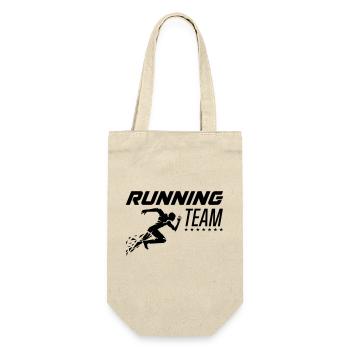 running team - Gift Bag for Bottles - nature - Front