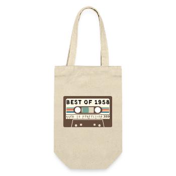Best of 1958 - Gift Bag for Bottles - nature - Front