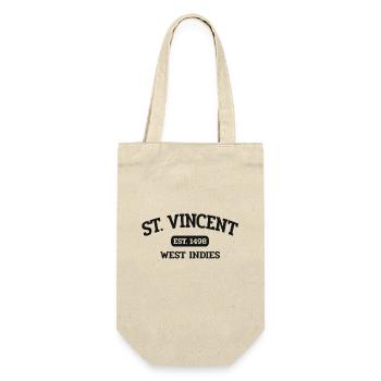 Saint Vincent - Kingstown - Karibik - West Indies - Geschenkbeutel für Flaschen - Natur - Vorne