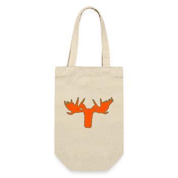 Elchkopf – Majestät der skandinavischen Wälder - Geschenkbeutel für Flaschen - Natur - Vorne
