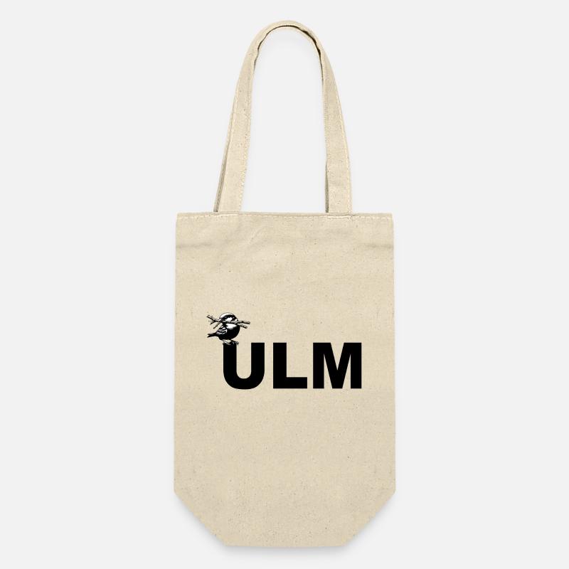 Ulmer Spatz - Geschenkbeutel für Flaschen - Natur