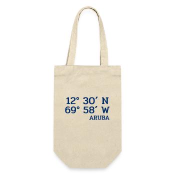 Aruba Coordinaters - Coordinates - Caribbean - Gift Bag for Bottles - nature - Front