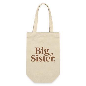 BIG SISTER - Gift Bag for Bottles - nature - Front