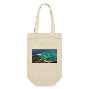 Koh Lipe Thailand Nordstrand mit blauem Ozean - Geschenkbeutel für Flaschen - Natur - Vorne