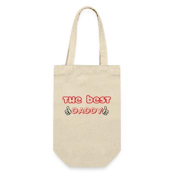 THE BEST DADDY - Sac à bouteille - nature - Devant