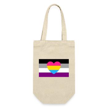 Drapeau panromantique asexué - Sac à bouteille - nature - Devant