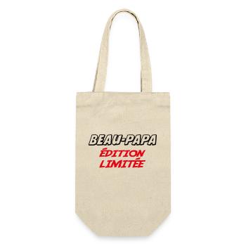 BEAU PAPA édition limitée - Sac à bouteille - nature - Devant