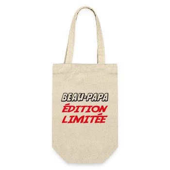 BEAU PAPA édition limitée - Sac à bouteille - nature - Devant