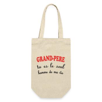 GRANDPA, you're the only man in my life - Gift Bag for Bottles - nature - Front