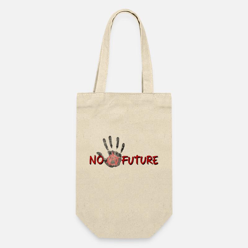 No Future Palm - Geschenkbeutel für Flaschen - Natur