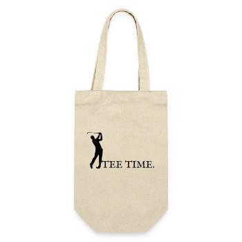 Tee time ! - Sac à bouteille - nature - Devant