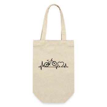 Battement de Coeur Vélo Vélo Cardio cardiaque Puls - Sac à bouteille - nature - Devant