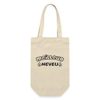 BEST NEPHEW - Gift Bag for Bottles - nature - Front