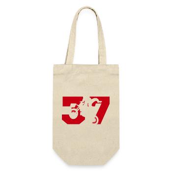 Moto 37 biker - Gift Bag for Bottles - nature - Front